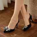 Victoria Bow Slingback Heel