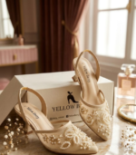 zara embroidery slingback heels - Image 2