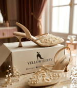 zara embroidery slingback heels - Image 3